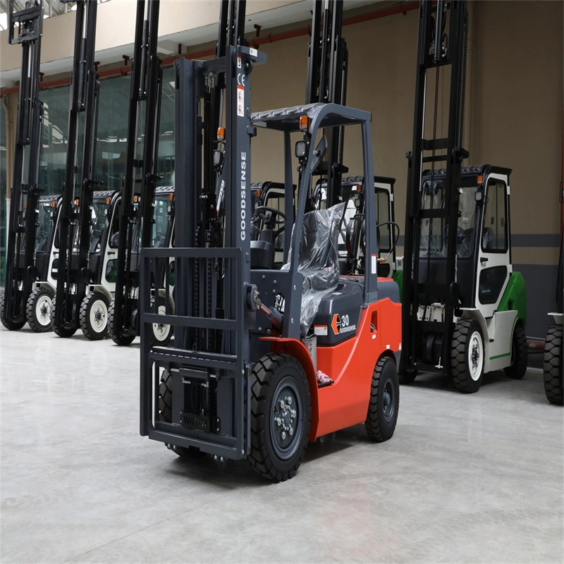 33.5-ton red LPG forklift -3