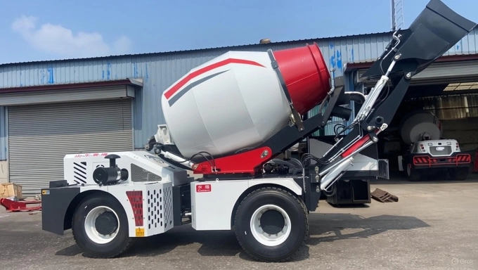 Self Loading Concrete Mixer