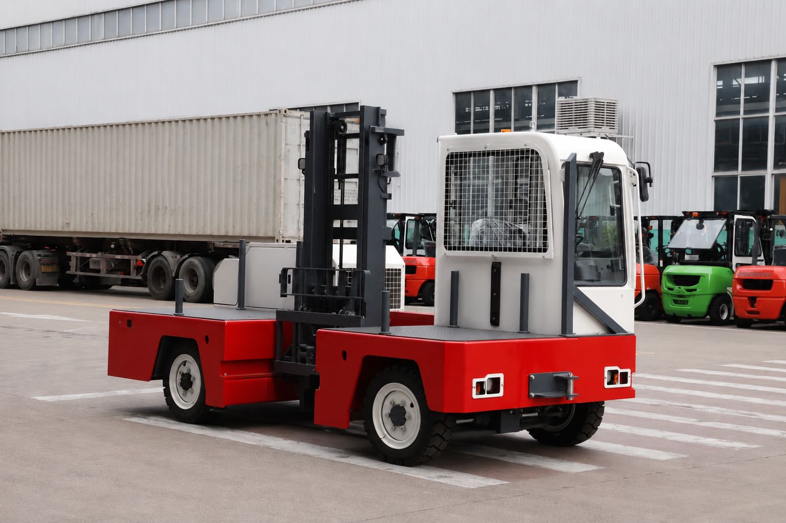3-6ton diesel side loader forklift