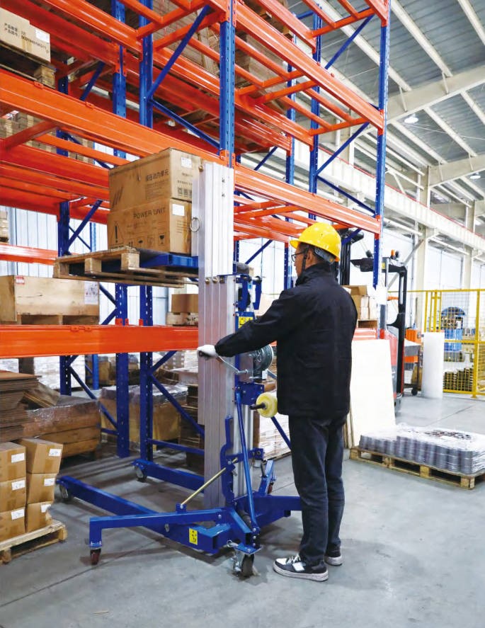 One-Person Material Lifts for Safer Overhead Jobs