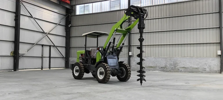 910 Compact Loader with Tree Pit Auger 3