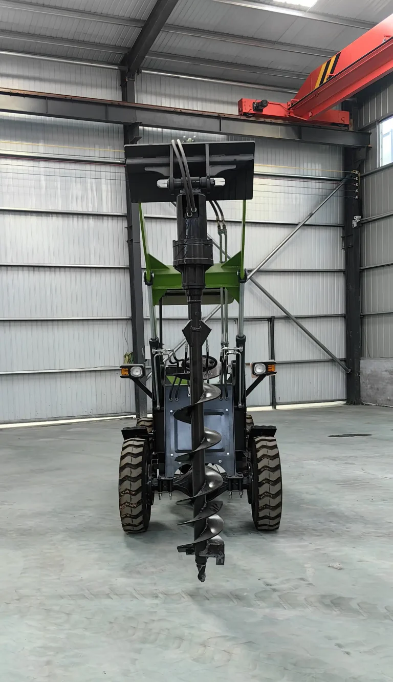 910 Compact Loader with Tree Pit Auger - jinchengyu - jinchengyu