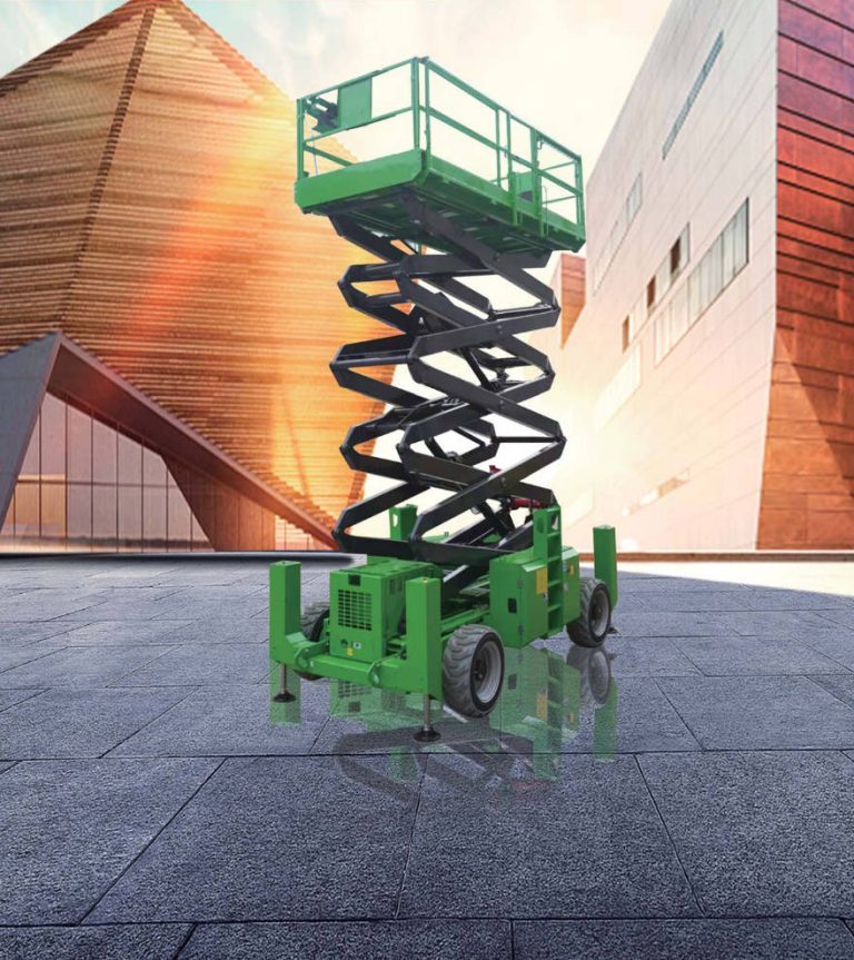 Rough Terrain Scissor Lifts What Wheeled and Tracked Units Do