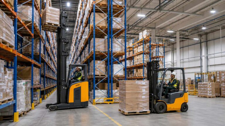 Reach Truck vs Electric Forklift for High Rack Storage