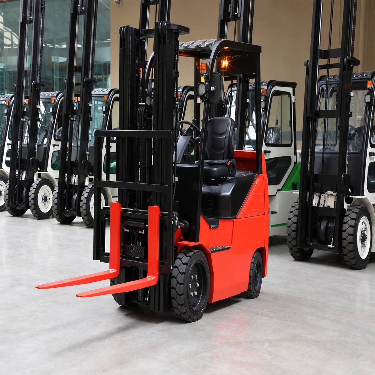 Forklift Mast Types: Choose the Right Lift for Your Warehouse插图2 2.5-ton short wheelbase electric forklift